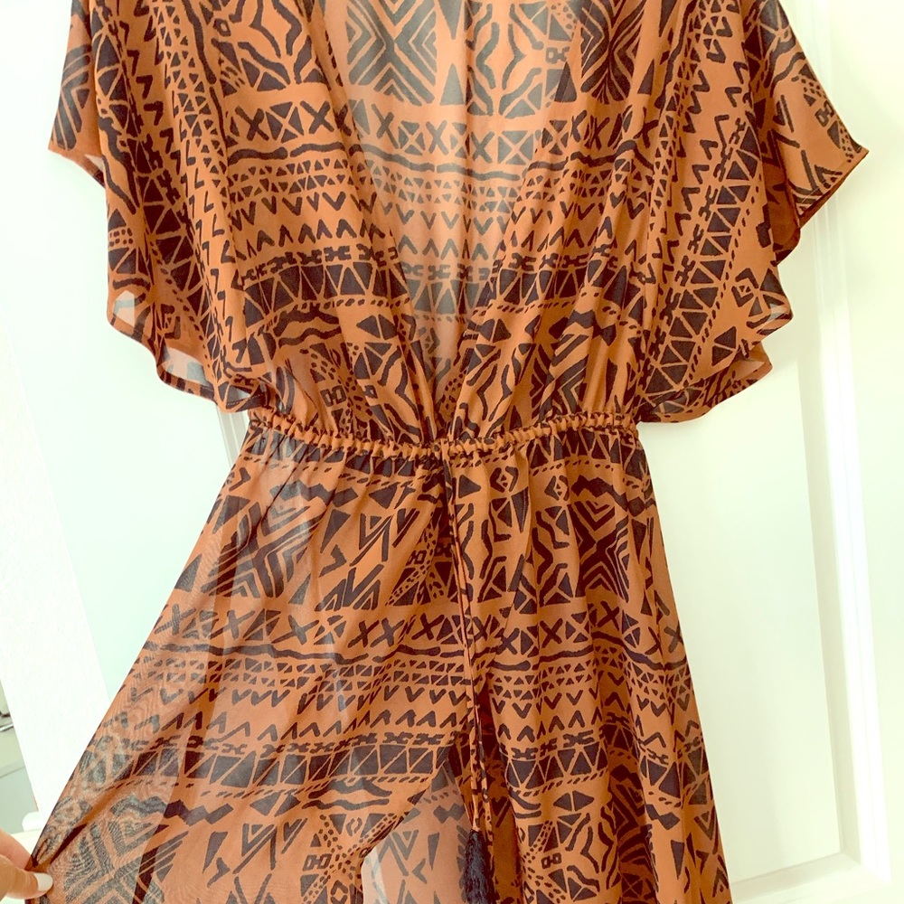 Amuse Society Maxi Wrap Dress